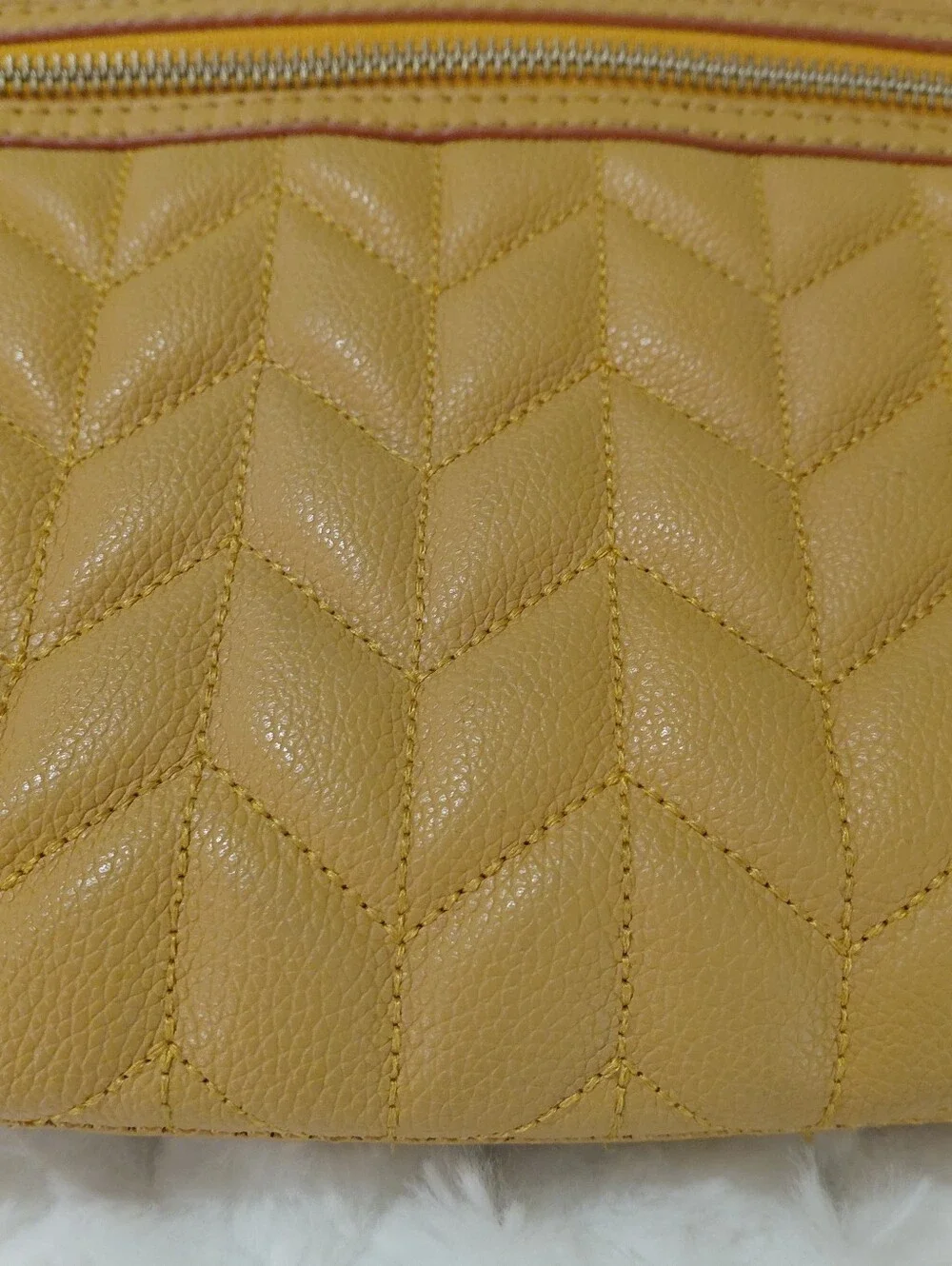 Fossil Mustard Yellow Crossbody Bag